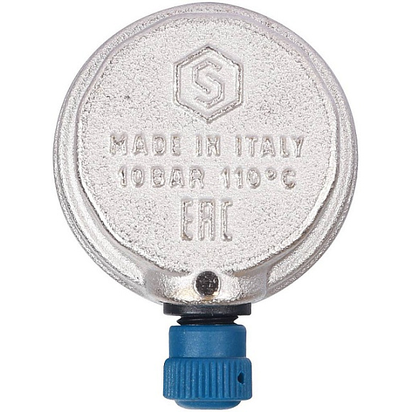 Воздухоотводчик автоматический боковой. выпуск НР 1/2" никель STOUT арт. SVS-1012-000015