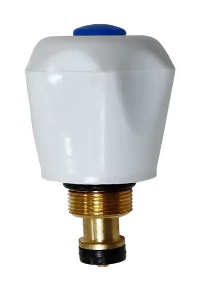 Кран-букса механика белый маховик для Российский смесителей