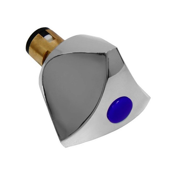 Кран-букса керамическая маховик Дельта хром для Российских смесителей