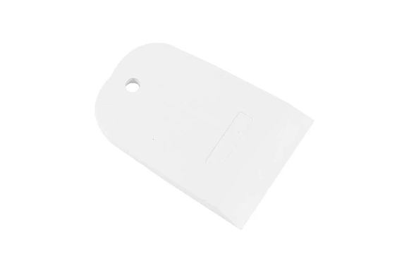 Шпатель резиновый белый 80мм 12-2-111