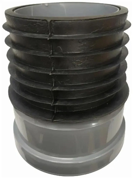 Муфта переходная ремонтная чугун-пластик d110