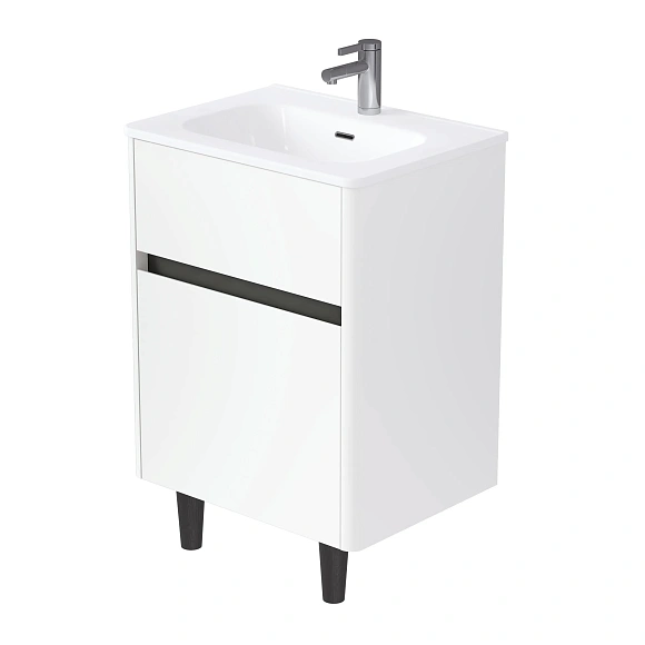 Тумба под раковину Mona "Rondy"  70 Н 2я белый