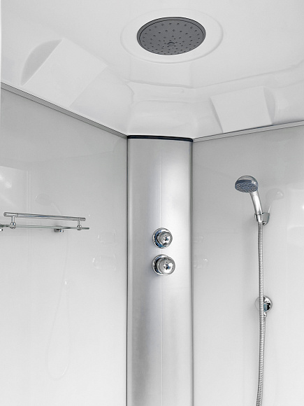 Душевая кабина 7121MR GEKKO 120*80*2150 правая. низкий поддон. светлая