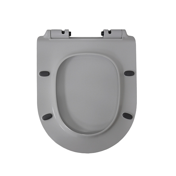 Сиденье с м/л для унитаза GEKKO MQ176 gray 