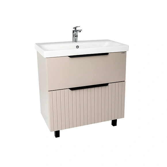 Тумба "Сицилия" MODUO 80 2 ящика капучино 425х764х820