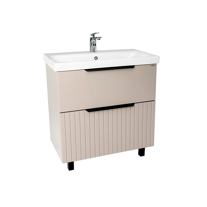 Тумба "Сицилия" MODUO 80 2 ящика капучино 425х764х820