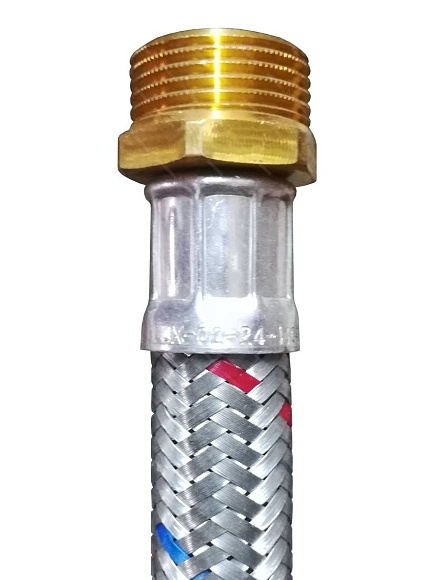 Гибкая подводка для воды НР1*ВР1 угловая , длина 800мм SHF-0167-252525 STOUT 