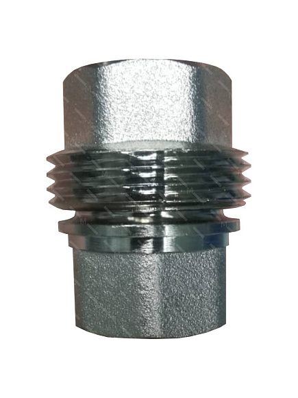 Присоединитель 1/2" прямой вн-вн (190-013) лат