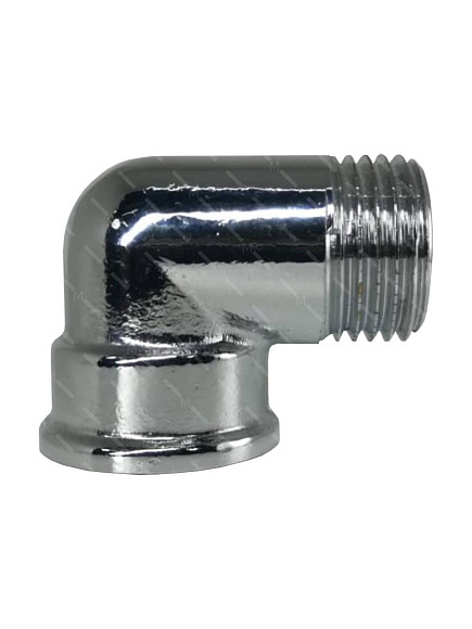 Угольник 1/2" нар/вн ХРОМ, лат