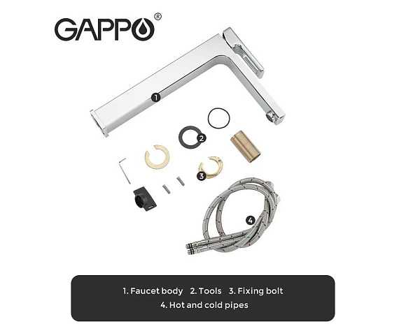 Смеситель для раковины Gappo G1018-2
