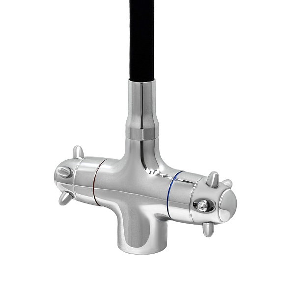 СМ-МЛ3 МИНАР/СМАРТ гибкий излив ЧЁРНЫЙ (Гекко)