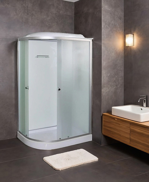 Душевая кабина 7121MR GEKKO 120*80*2150 правая. низкий поддон. светлая