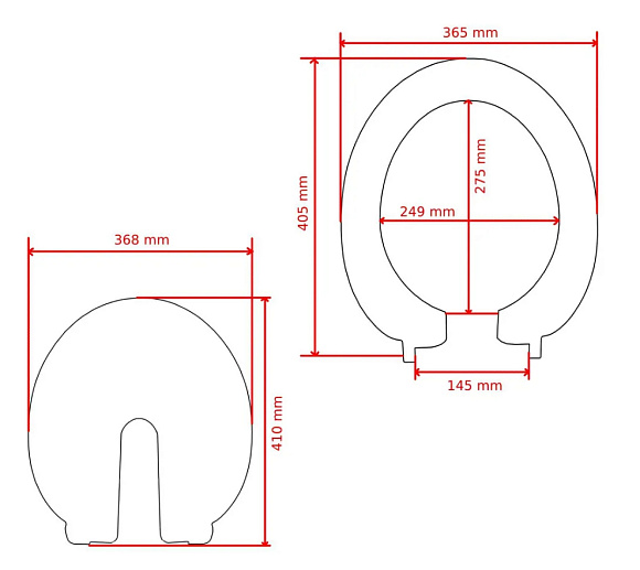Сиденье для бидэ "Консул"(soft-close) Сантек