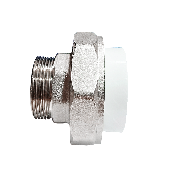 Муфта комбинир. раз. растр. ПП D50-1 1/2"НР РВК