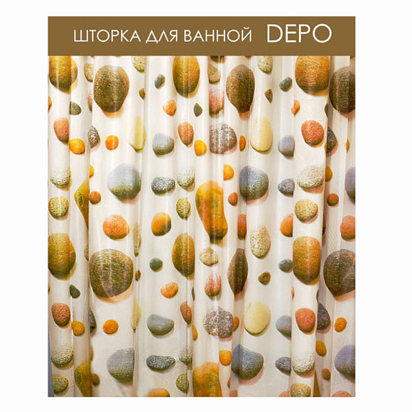 Штора 180Х200 DEPO Pe-015 БЕЗ КОЛЕЦ