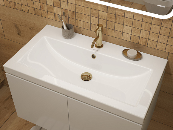 Раковина мебельная MODUO 80 1 отв.