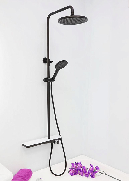 Смеситель/душа стационарный ГЕККО GR032-MB