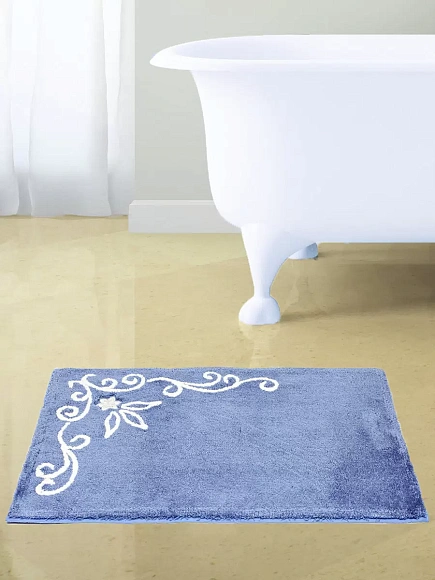 Коврик д/ванной LC голубой 50*80 акрил NFL-00/1