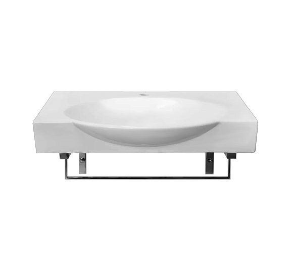 Умывальник мебельный Infinity 76 ВКС кронштейн Белый S1