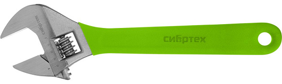 Ключ разводной 375 мм никелированный Сибртех 15529