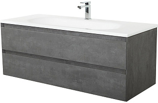 Тумба подвесная с 2я выкат ящ BRAVA 1200-2C-SO-CG Cemento Grigio 