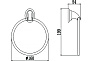 Полотенцедержатель кольцевой 3160
