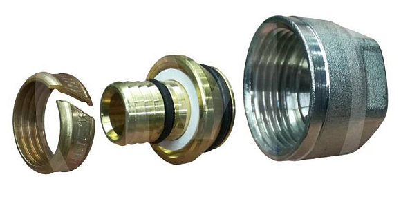 Фитинг компрессионный для труб PEX 16х2,2х3/4 арт. SFС-0020-001622 STOUT