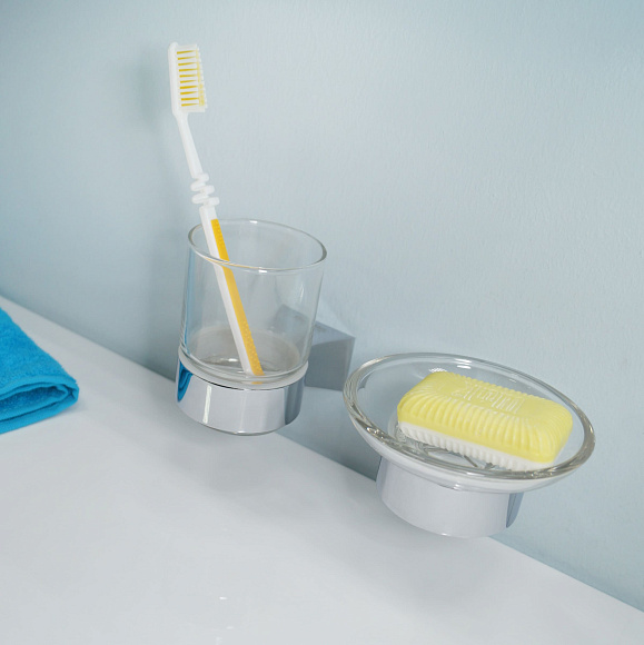 Мыльница стеклянная 22803