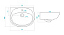 Раковина с пьедесталом "Анимо-50"