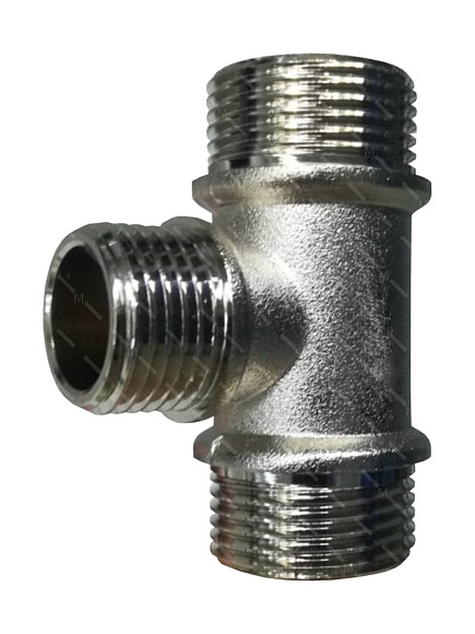 Тройник переходной 3/4"-1/2"-3/4" нр/нр/нр (190-011) лат