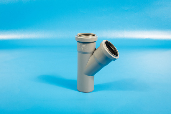 Тройник ПП Ду-50*45 гр. Aqualine