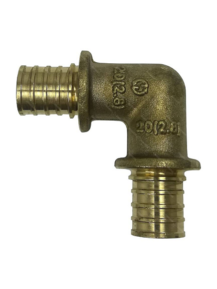 Угольник 90гр. 20 для труб PEX аксиальный арт. SFA-0007-000020 STOUT