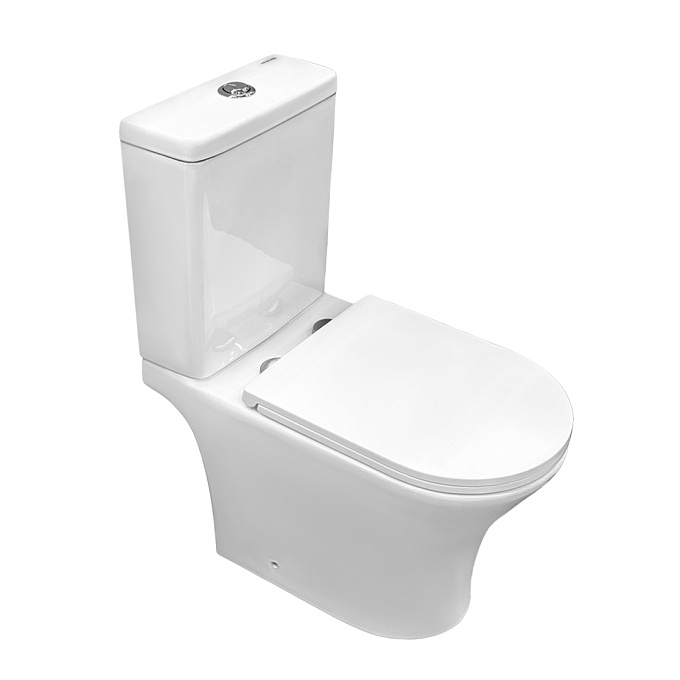 Унитаз-компакт напольный KOLLER POOL AQUA FLUSH 1889550199 Rim гор. вып. 65*36  + сиденье  Tornado (