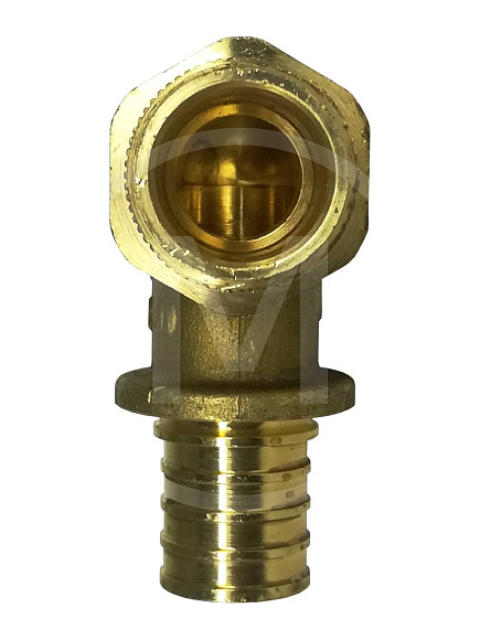 Угольник -переходник с нар.р. 16хR1/2" для труб PEX аксиальный арт. SFA-0005-001612 STOUT