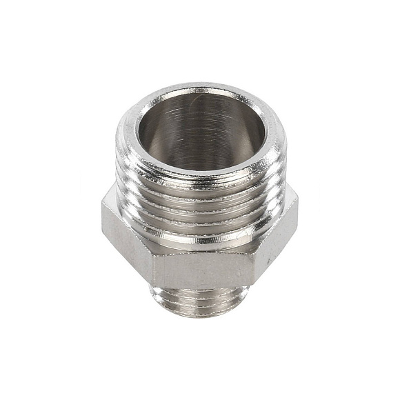 Ниппель НН никелированный 1/2*1/4 арт. SFТ-0004-001214 STOUT