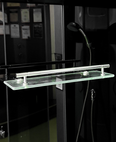 Душевая кабина 7120L GEKKO 120*80*2150 левая. глубокий поддон. темная