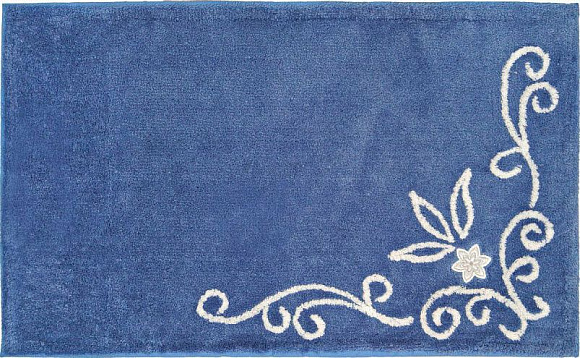 Коврик д/ванной LC голубой 50*80 акрил NFL-00/1