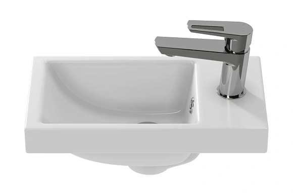 Умывальник на столешницу " COMO 40"c 1 отв.