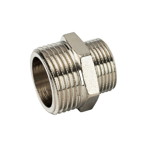 Ниппель НН никелированный 1"*3/4 арт. SFТ-0004-000134 STOUT