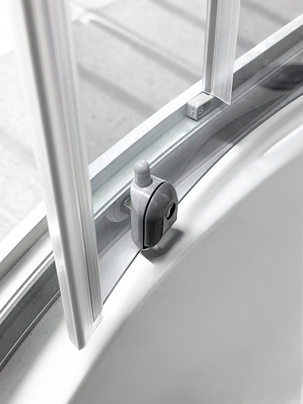 Душевая кабина 7121ML GEKKO 120*80*2150 левая. низкий поддон. светлая