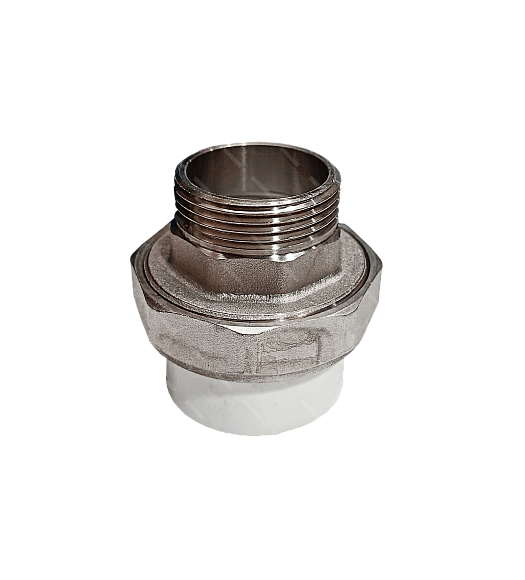 Муфта комбинир. раз. растр. ПП D40-1 1/4"НР РВК