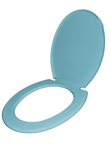 Сиденье для унитаза Фараон СТАНДАРТ голубое