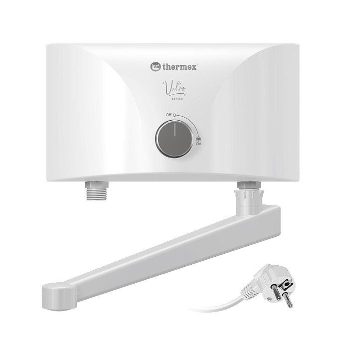 Электроводонагреватель проточный THERMEX Vetro 3500 combi