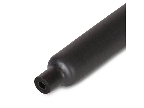 Термо трубка клеевая ТТК 3/1 (3:1) черная КВТ 1 м.