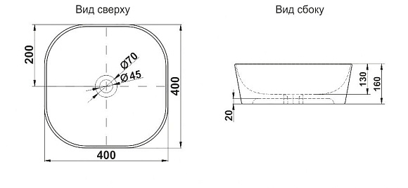 Раковина MLN-78344