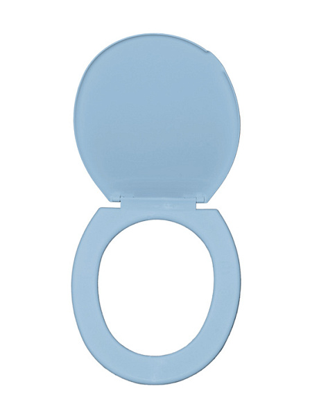 Сиденье для унитаза Фараон СТАНДАРТ голубое