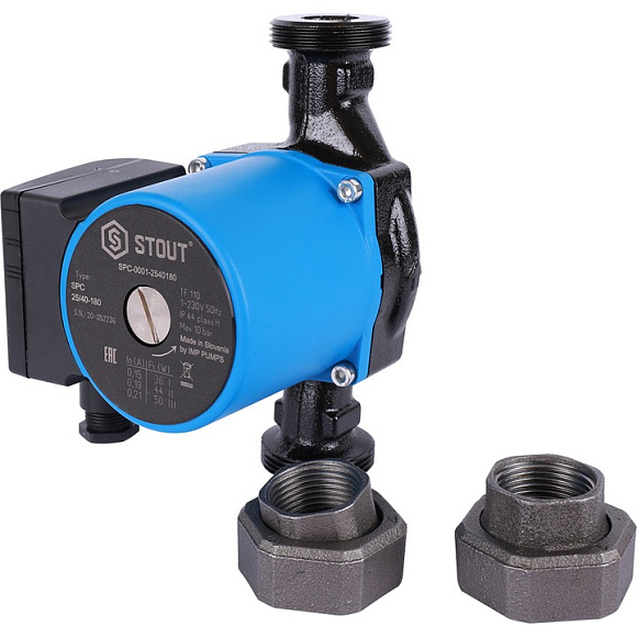 Насос циркуляционный 25/40 - 180 STOUT арт. SPC-0001-2540180