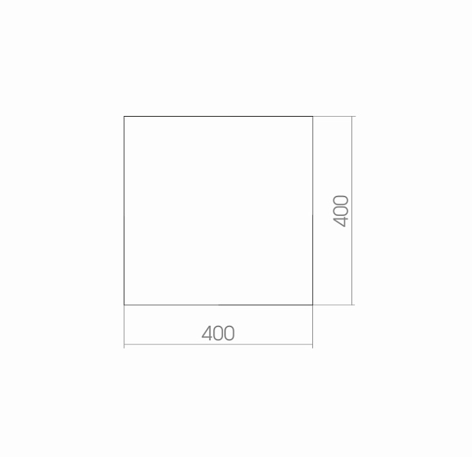 Зеркало Квадрат 400*400 