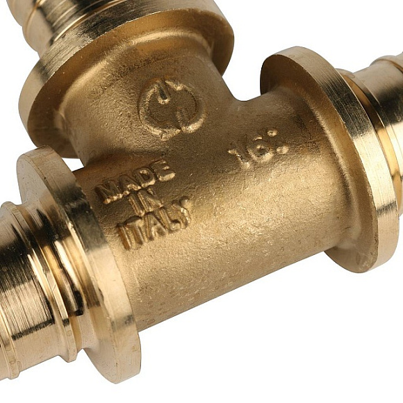 Тройник 25х25х25 для труб PEX аксиальный арт. SFA-0013-000025 STOUT