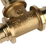 Тройник 25х25х25 для труб PEX аксиальный арт. SFA-0013-000025 STOUT